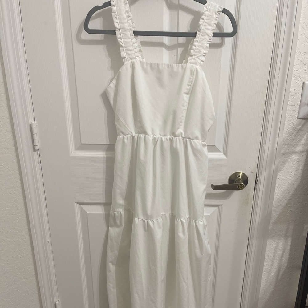 SOLD - White long dress.